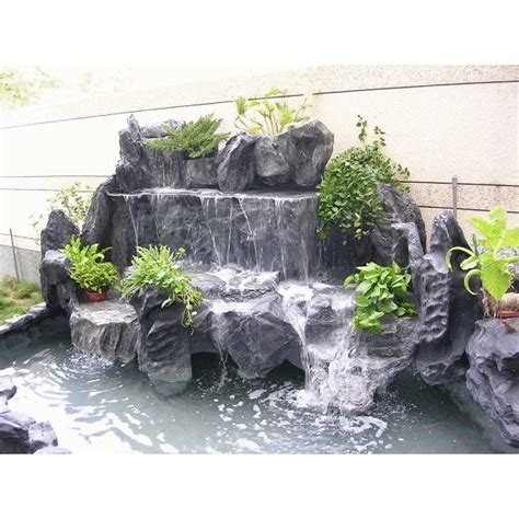 水池造景diy|花園造景水池DIY